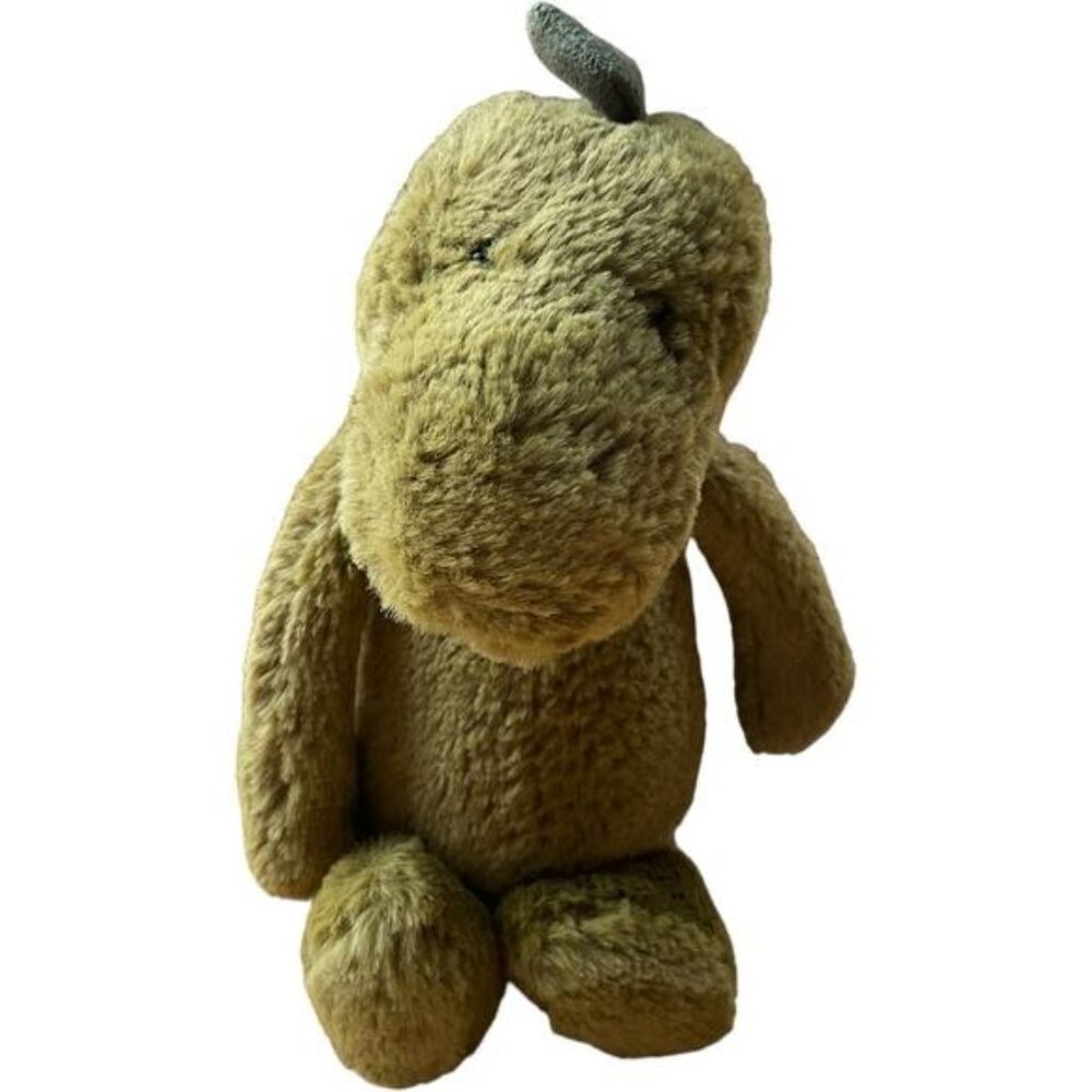 Jellycat London Bashful Green Dinosaur Stuffed Animal Plush Toy 8"